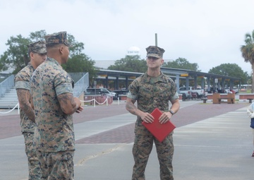 MCRD Parris Island Meritorious Promotion Ceremony