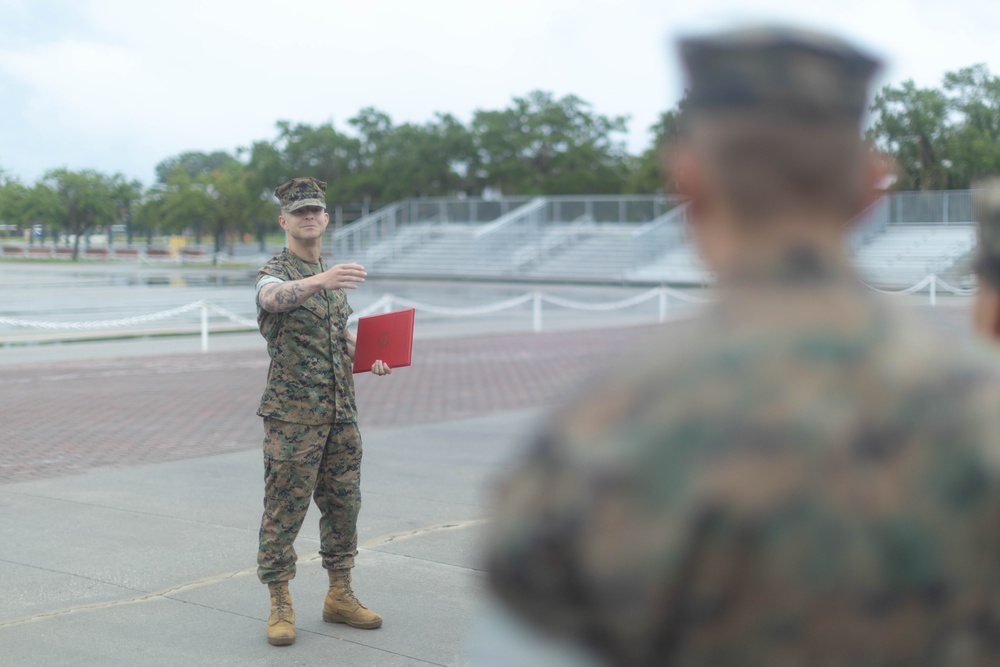 MCRD Parris Island Meritorious Promotion Ceremony
