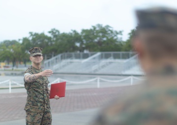 MCRD Parris Island Meritorious Promotion Ceremony