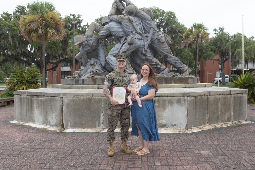 MCRD Parris Island Meritorious Promotion Ceremony