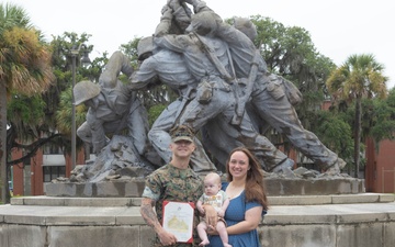 MCRD Parris Island Meritorious Promotion Ceremony