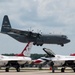 Para-Commandos parachute into the Fort Wayne Air Show