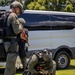 Military police demonstration at Hilton Head Prep School