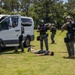Military police demonstration at Hilton Head Prep School
