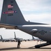 U.S. Reserve Airmen exit a C-130 Super Hercules upon arrival for Patriot Medic 25
