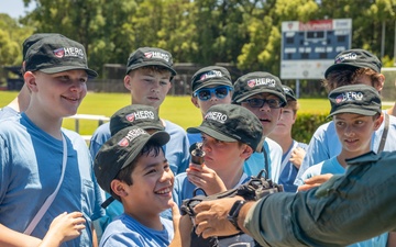 Military police demonstration at Hilton Head Prep School