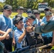 Military police demonstration at Hilton Head Prep School