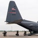 U.S. Reserve Airmen exit a C-130 Super Hercules upon arrival for Patriot Medic 25