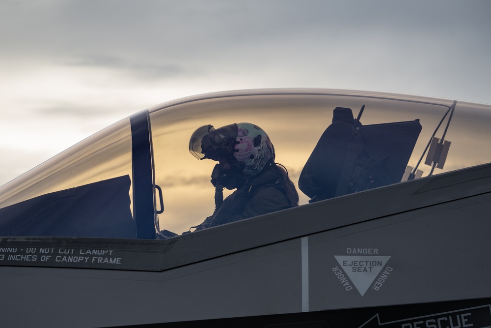 Alabama ANG F35s depart for Bamboo Eagle 25-3