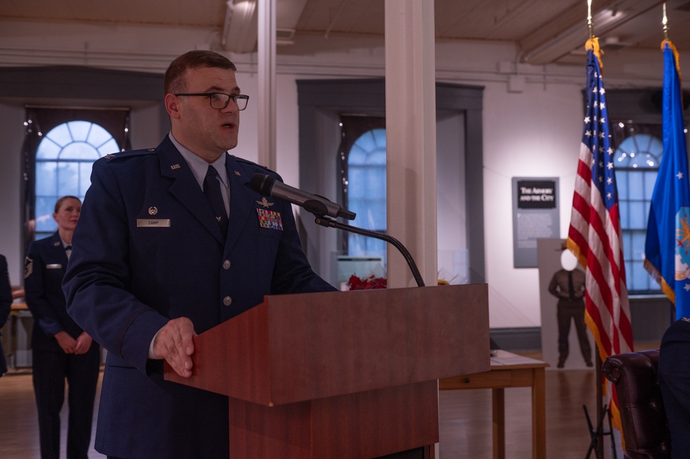 Promotion Ceremony for Col. Camp