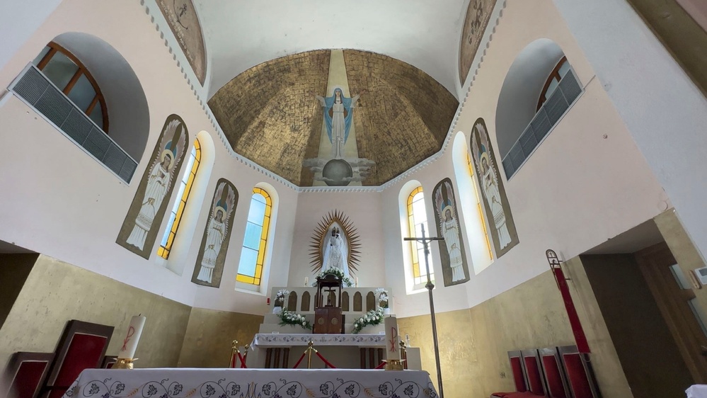 Members of RC-E visit St. Joseph’s Church in the village of Stublla, Kosovo