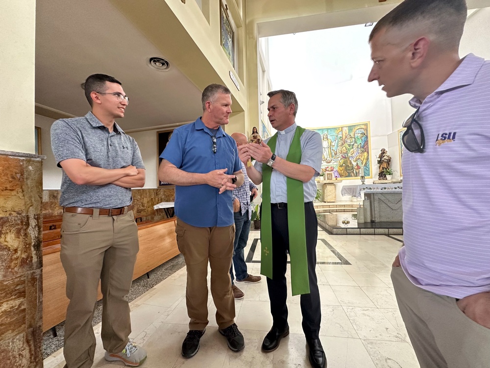 Members of RC-E visit St. Joseph’s Church in the village of Stublla, Kosovo