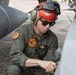 U.S. Marines with Marine Attack Squadron 223 prepare AV-8B Harriers for ordnance training