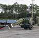 U.S. Marines with Marine Attack Squadron 223 prepare AV-8B Harriers for ordnance training
