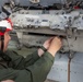 U.S. Marines with Marine Attack Squadron 223 prepare AV-8B Harriers for ordnance training