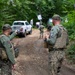 NATO-led KFOR mission along with local contractors install signs along the ABL