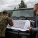 NATO-led KFOR mission along with local contractors install signs along the ABL