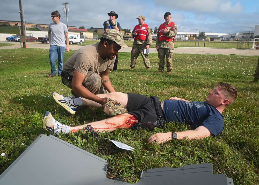 Offutt tests Airmen, first responders' in major accident exercise