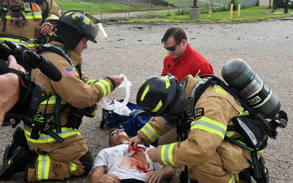 Offutt tests Airmen, first responders in Major Accident Response Exercise