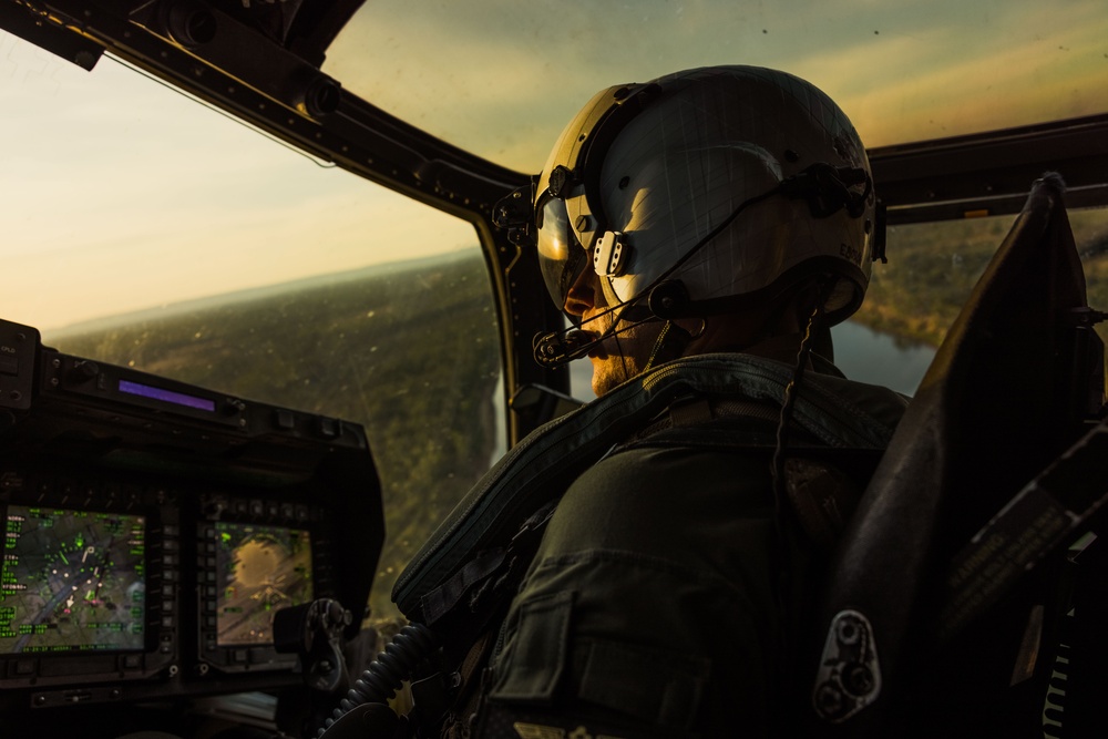 MRF-D 25.3: U.S. Marines conduct live-fire training on MV-22B Ospreys