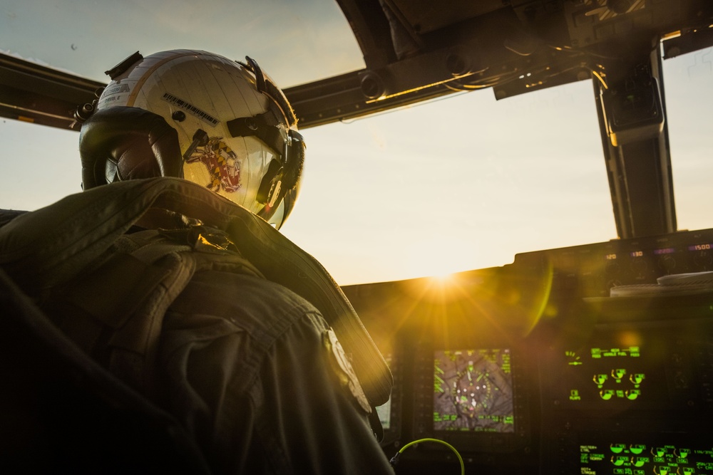 MRF-D 25.3: U.S. Marines conduct live-fire training on MV-22B Ospreys
