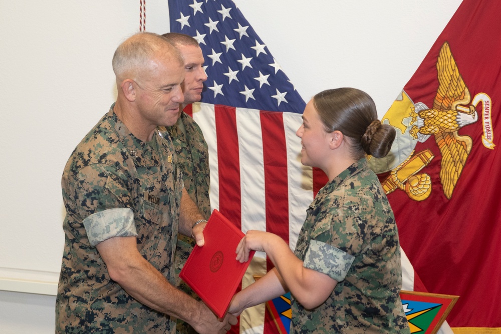 MCAS Miramar and 3D MAW Marines Recognized in Award Ceremony