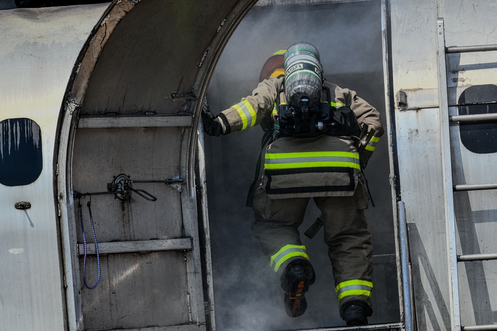 1440th Engineer Detachment Conducts Fire Response Training at Northern Strike 25-2