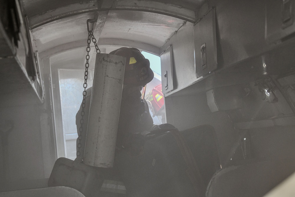 1440th Engineer Detachment Conducts Fire Response Training at Northern Strike 25-2