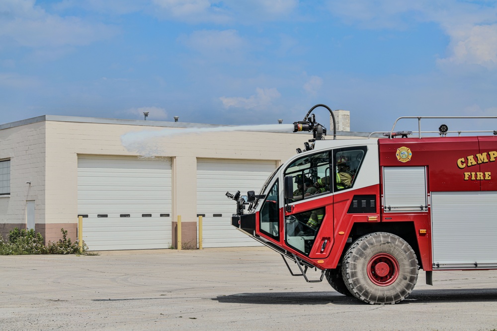 1440th Engineer Detachment Conducts Fire Response Training at Northern Strike 25-2