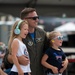 U.S. Airmen take in the action at the 2025 Fort Wayne Air Show
