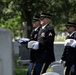 Military Funeral Honors are Conducted for U.S. Army Retired Lt. Col. George Kesnig in Section 1