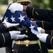 Military Funeral Honors are Conducted for U.S. Army Retired Lt. Col. George Kesnig in Section 1
