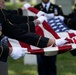 Military Funeral Honors are Conducted for U.S. Army Retired Lt. Col. George Kesnig in Section 1