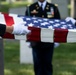 Military Funeral Honors are Conducted for U.S. Army Retired Lt. Col. George Kesnig in Section 1