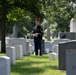 Military Funeral Honors are Conducted for U.S. Army Retired Lt. Col. George Kesnig in Section 1