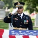 Military Funeral Honors are Conducted for U.S. Army Retired Lt. Col. George Kesnig in Section 1