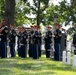 Military Funeral Honors are Conducted for U.S. Army Retired Lt. Col. George Kesnig in Section 1