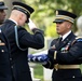 Military Funeral Honors are Conducted for U.S. Army Retired Lt. Col. George Kesnig in Section 1