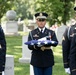 Military Funeral Honors are Conducted for U.S. Army Retired Lt. Col. George Kesnig in Section 1