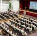 Chief Power speaks to Airmen during enlisted call at JBSA-Lackland