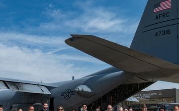 302 AW congressional delegation C-130H flight
