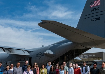 302 AW congressional delegation C-130H flight