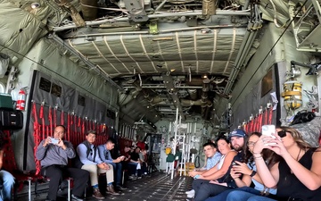 302 AW congressional delegation C-130H flight