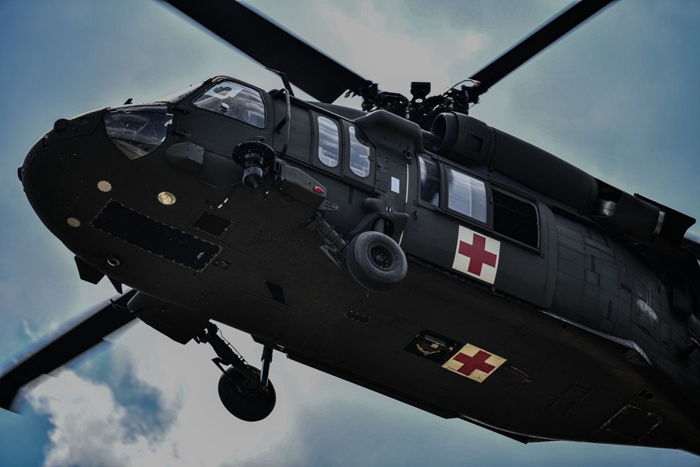 Wisconsin National Guard Conducts MEDEVAC Training with British Army at Northern Strike 25-2