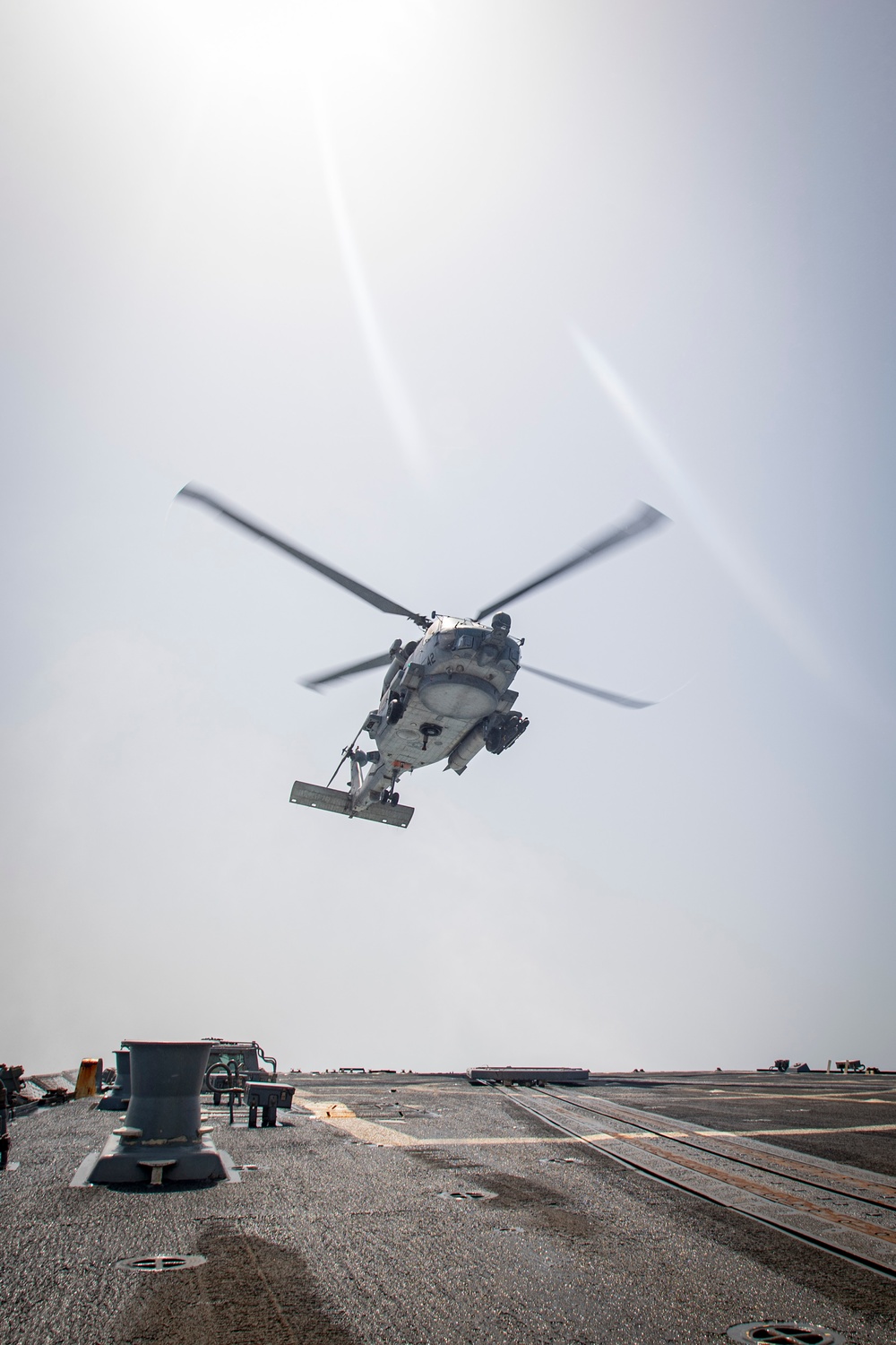 USS Higbee Conducts Flight Operations
