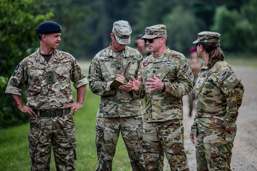 U.S. and U.K. Leaders Observe Combined MEDEVAC Training at Northern Strike 25-2