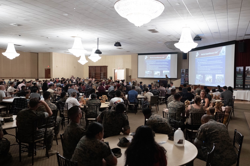 11th MEU hosts town hall for Marines and families