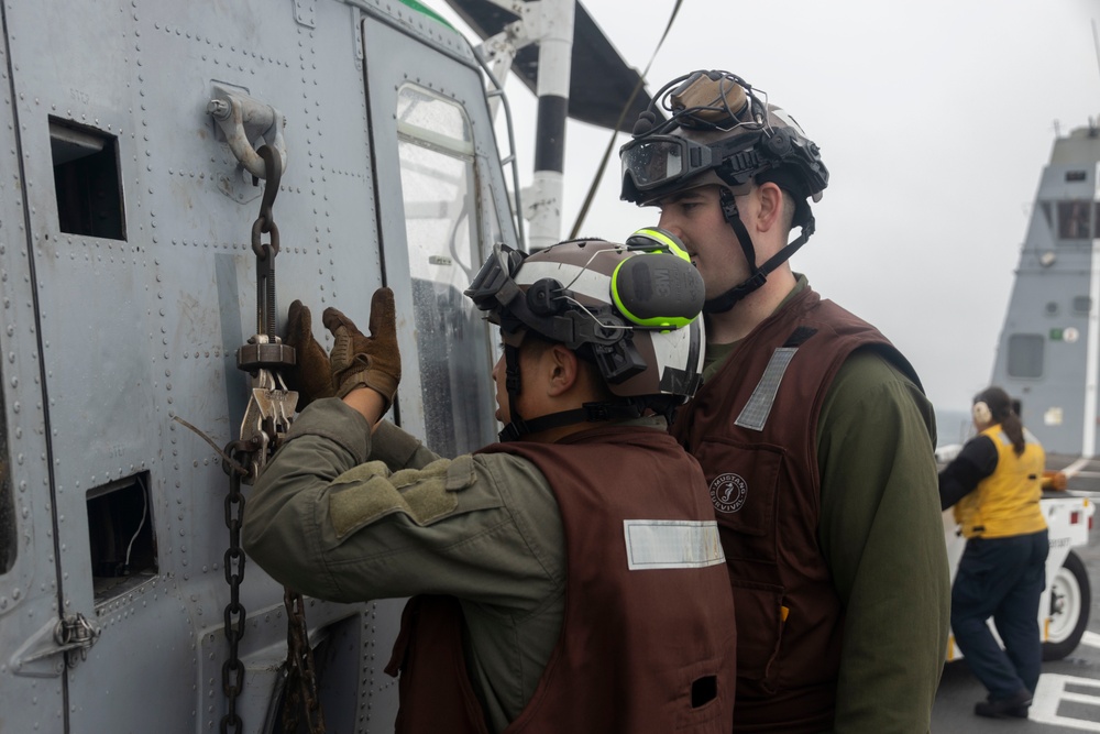 Aircraft Maintenance Aboard USS Somerset