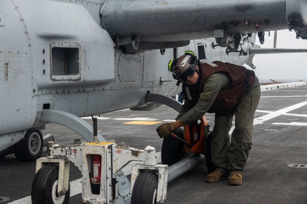 Aircraft Maintenance Aboard USS Somerset