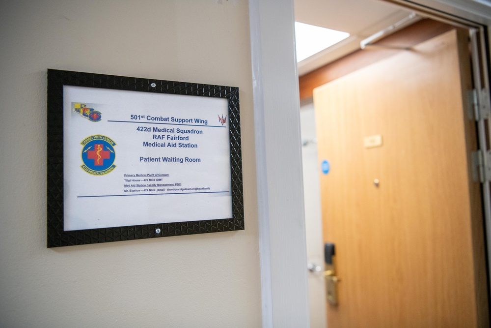 501st Combat Support Wing opens medical aid station at RAF Fairford